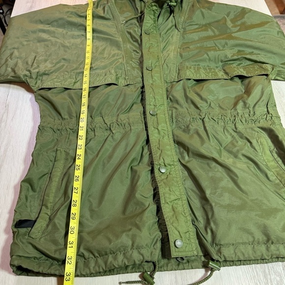 Helly Hansen Green Packable Anorak Style Nylon Windbreaker, Size Large - Picture 15 of 15